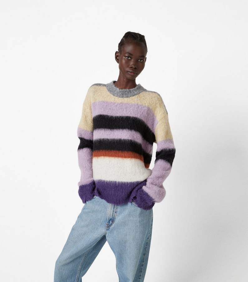 The Brushed Striped Sweater